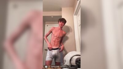 Teen Cock Worship - Curved and Massive!