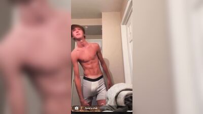 Teen Cock Worship - Curved and Massive!