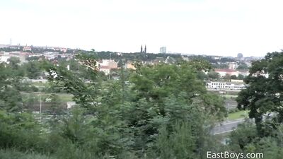 Handjob in Public Park