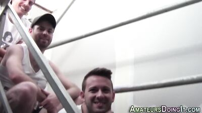 Amateur threeway get hard