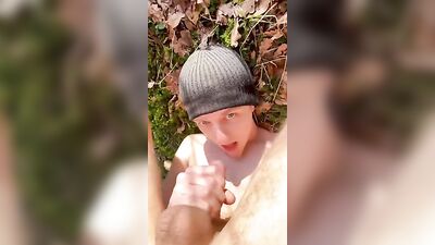 Young Twinks Play in the Forest - Cum Shots and Big Cocks