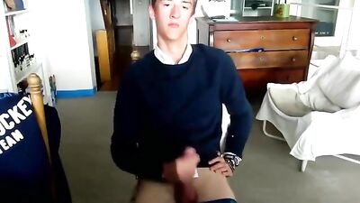 Young Cam Whore: Webcam Jizz Fest with a Studious Youngster