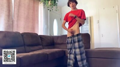 Gay Teen Masturbates Home Alone: A XXX Adventure!