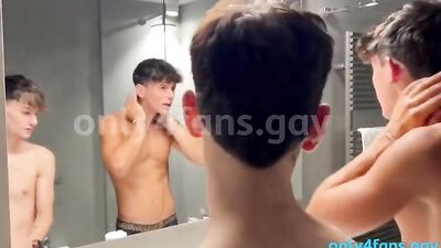 Lil Step Bros Cumming Coercion - First Time Oral Sucking BJ