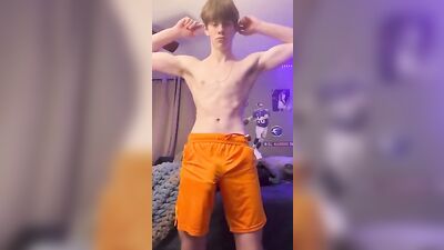 Teen Flexing Heat - Video 2: Hardcore Gay Muscle Action!