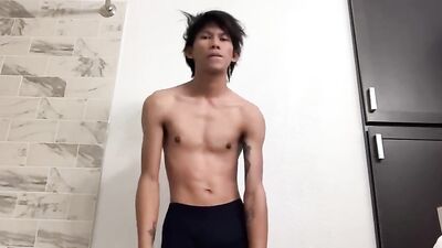 [ABX][4][938] - Taking a bath+jerking my pet feels so good! May you join me next time