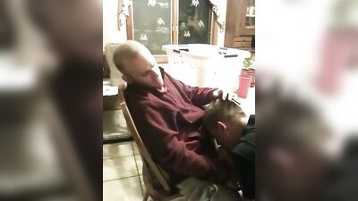 Straight friend cums in mouth