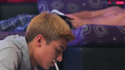 Gangbang with Danny Fontana and Oli Smith - Bareback Cum Shots Oral!