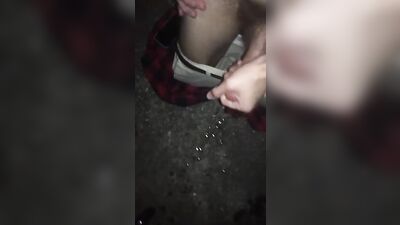 Outdoor Twink Cumming: Gay Park Porn Adventure