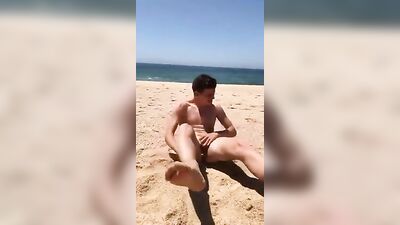 Beach Exposure - Amateur Fun with Teenage Playboy!