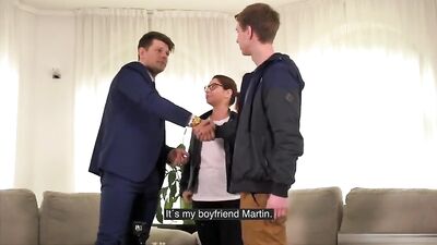 Young Twinks Bareback Adventure with Straight Client!