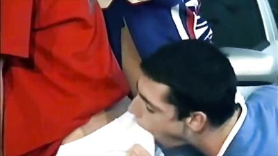 Gay Porn: Car Washing Twink Threesome with Condoms!