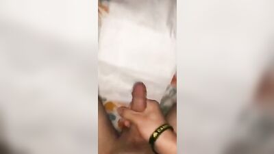 Horny Blonde Muscle Boy Cumming in the Night!