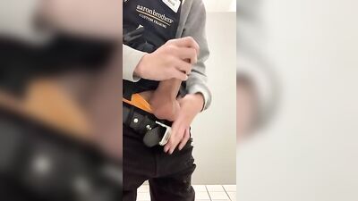 Gay Porn Public Toilet Sex - Horny Big Cock Adventure!