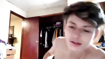 Young Cutie Jerks off with Moans and Cums!