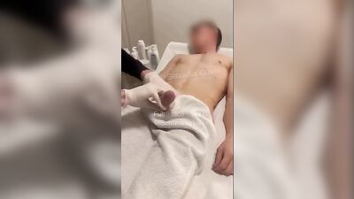 Fantasy Shaving Salon: Face and Wall Cumming Adventures