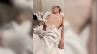 Fantasy Shaving Salon: Face and Wall Cumming Adventures