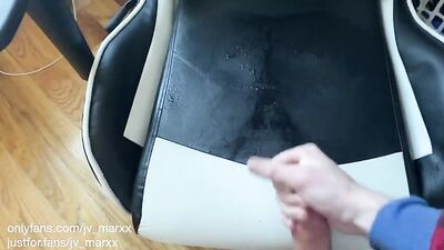 Sweaty Gamer Chair Bator Nutts - Hardcore Gay Porn Video!