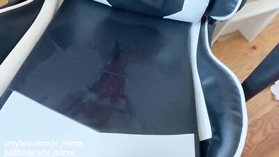 Sweaty Gamer Chair Bator Nutts - Hardcore Gay Porn Video!