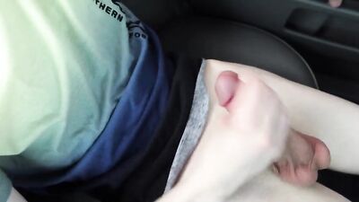 Quickie Car Cumshot - The Ultimate Gay Road Trip