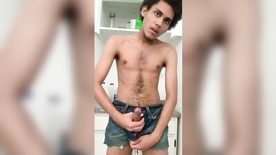 Jealousy in denim: Cumshot ending!