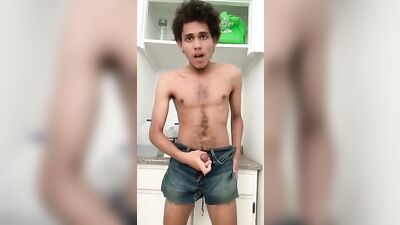 Jealousy in denim: Cumshot ending!