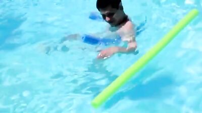 Inside the Cum Drenched Orgy: Pool Boys Bareback Fun!