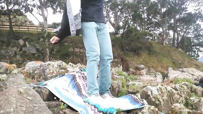 Gay Orgasm Frenzy: Teen Calisthenics After Public Ejaculation!