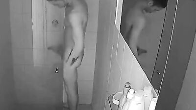 Gay Shower Spy Cam Porn!