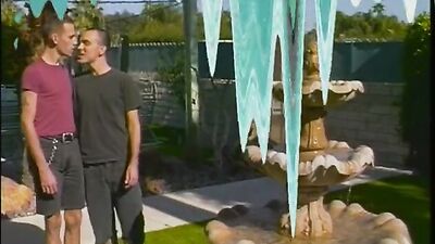 Sun Lounge Oral Fixation: Two Jocks Go Down and Dirty in the Sun!