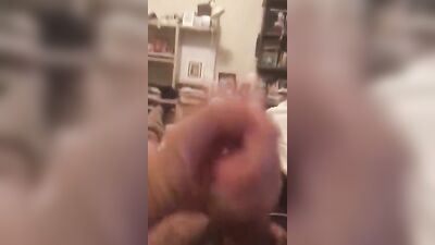 Hairy Uncut Cock Jerks and Cums Again in This New Release!