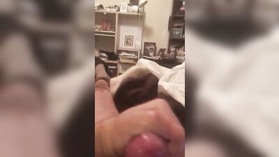 Hairy Uncut Cock Jerks and Cums Again in This New Release!