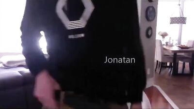 [Gay Porn] Cute Twink Exposes His Sexy Behind and Ejaculates Standing Up!