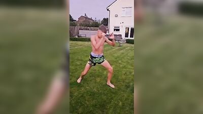 Practicing his arts: Cute Amateur Twink Solo Fetish Short Film