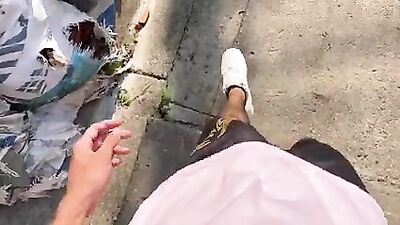 Gozando na casa em construção