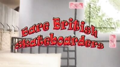 British Skateboarders Bareback Oral Cum Shots Porn!