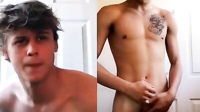 Young Twink Trey Vene Cums Hard in Gay Porn Video!