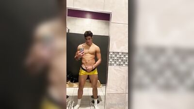 Jims Hardcore Locker Room Fetish - Big Cock Muscle Boys Solo!