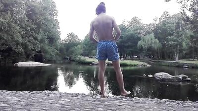 River Exhibitionist Revealed - Amateur Solo Webcam Voyeur