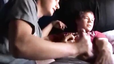 Gay Porn Buddies Gag While Trying To Suck Cock!