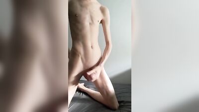 Skinny Boy Empties His Hose - Hardcore Fetish Fun!