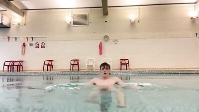 Young Bliss in the Pool: Cum-soaked Adventures with Web-Cam Twink!
