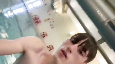 Young Bliss in the Pool: Cum-soaked Adventures with Web-Cam Twink!