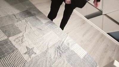 Solo Jack Off Session: I Came After School and Started Jerking Off While No One Was Home