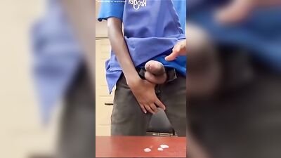 Jerking off in the Grocery Store: Teen Nut Sneaky Risky!