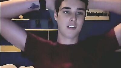 Tattoo Dark Hair Webcammer - Enhanced HD Porn Video! #34; Boys Cum in Bedroom Cumshot Solo