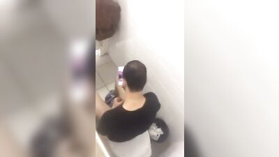 Giant Dick Spy Toilet - Hidd*en Voyeur Porn Video