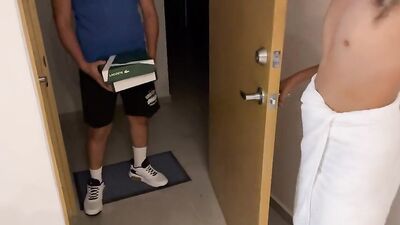 Latino Twink Brings Back Stuff And Gets Fucked - The Ultimate Amateur Bareback Oral Cumshot Latino Handjob Porn Video!