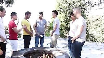 Gay Asian Hunk Gets Fucked After The Wedding - Cum Shots, Oral, Interracial Porn Video