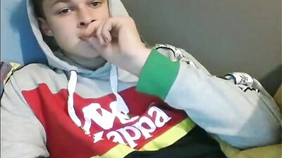 Handsome Hoody Boy Cummer Unleashed!